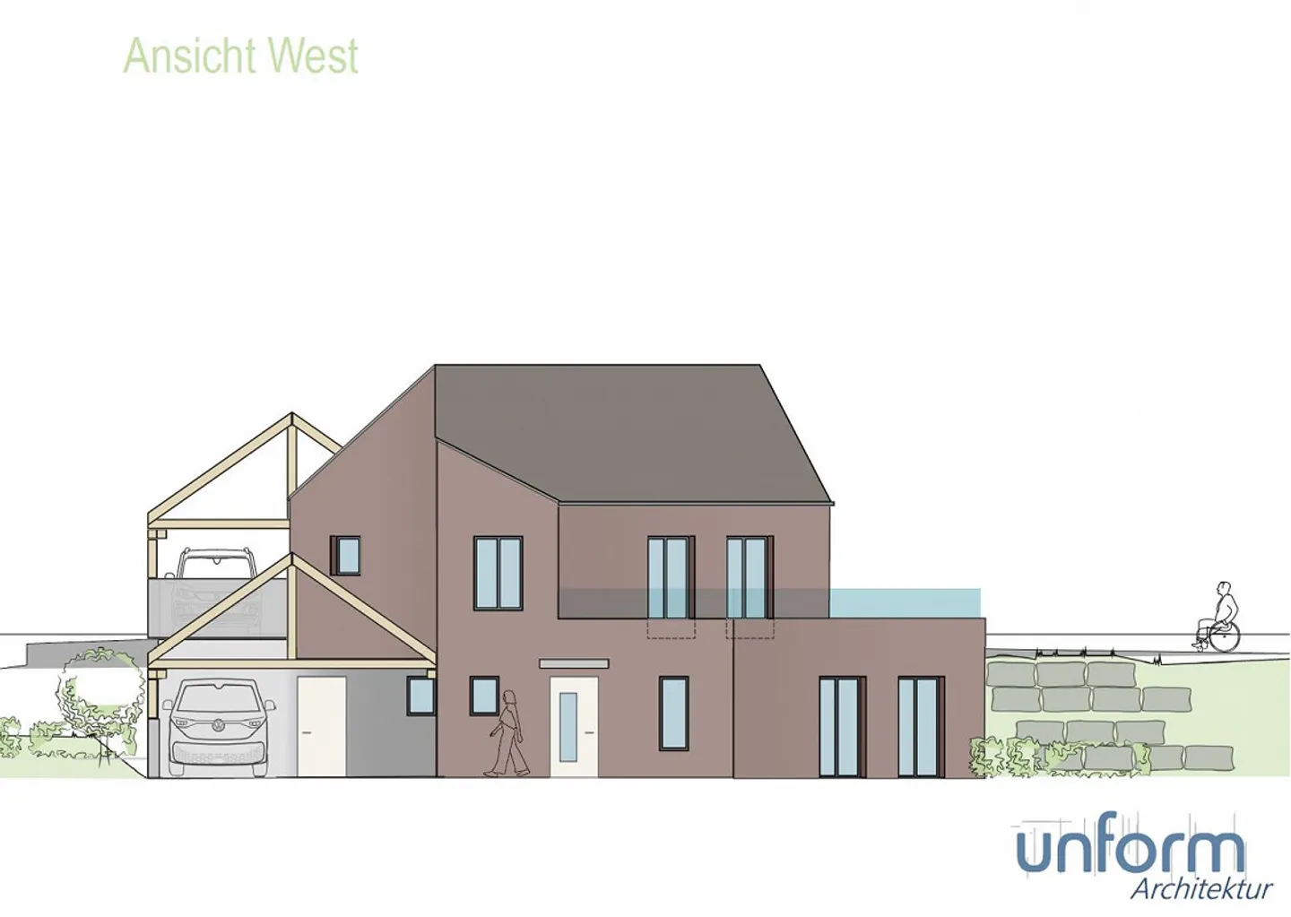Appartamento al piano terra di 3 1/2 stanze con giardino a Hochwald (progetto di nuova costruzione) - Foto 1 di 5