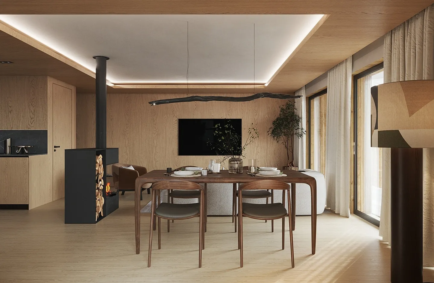 Moderne Wohnung inmitten einer spektakulären Umgebung - Foto 4 von 12