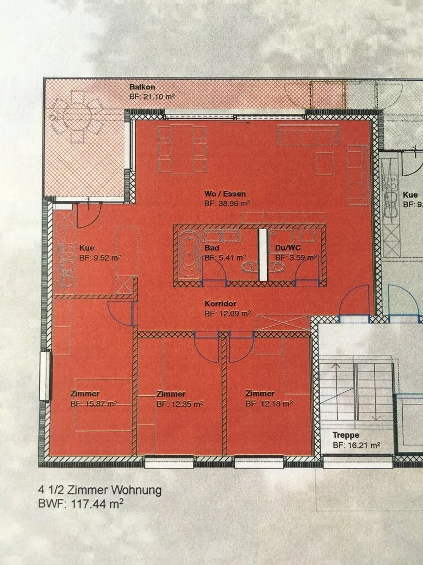 Schöne und moderne Wohnung in Kriens - Foto 9 von 9