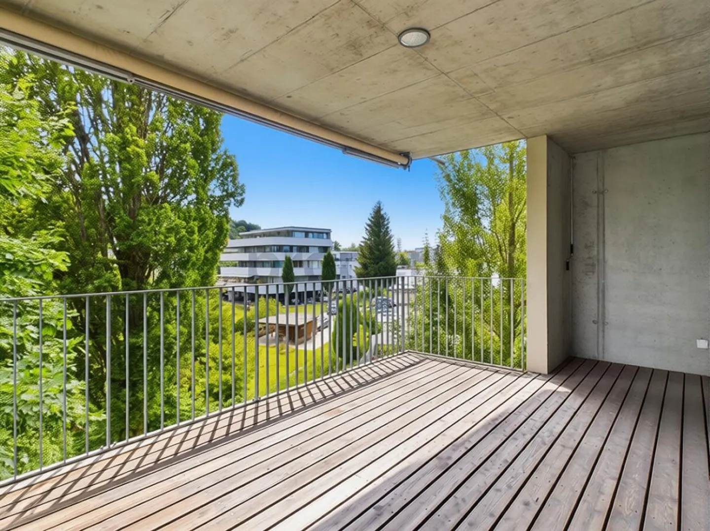 Covered terrace and Minergie comfort, own washing tower and parking... - Photo 13 of 17