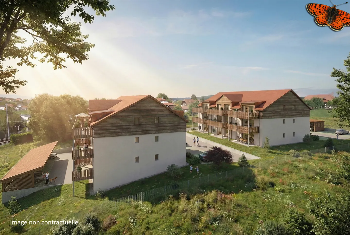 Bellissimo 2½ con grande balcone di 16m2 in nuova promozione - Foto 2 di 6