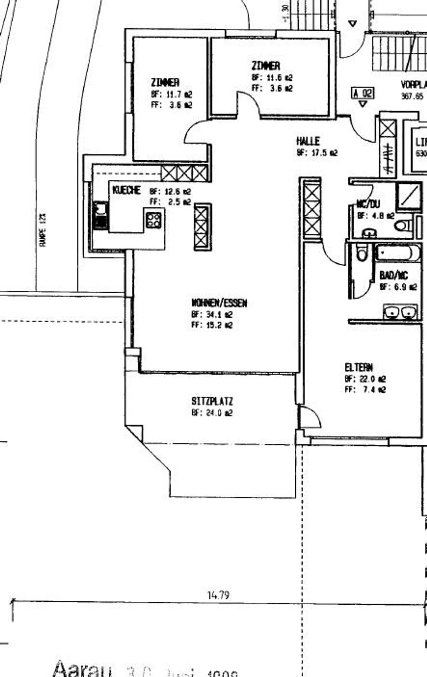 Great Garden Apartment - Old Town Ring Aarau - Photo 14 of 14
