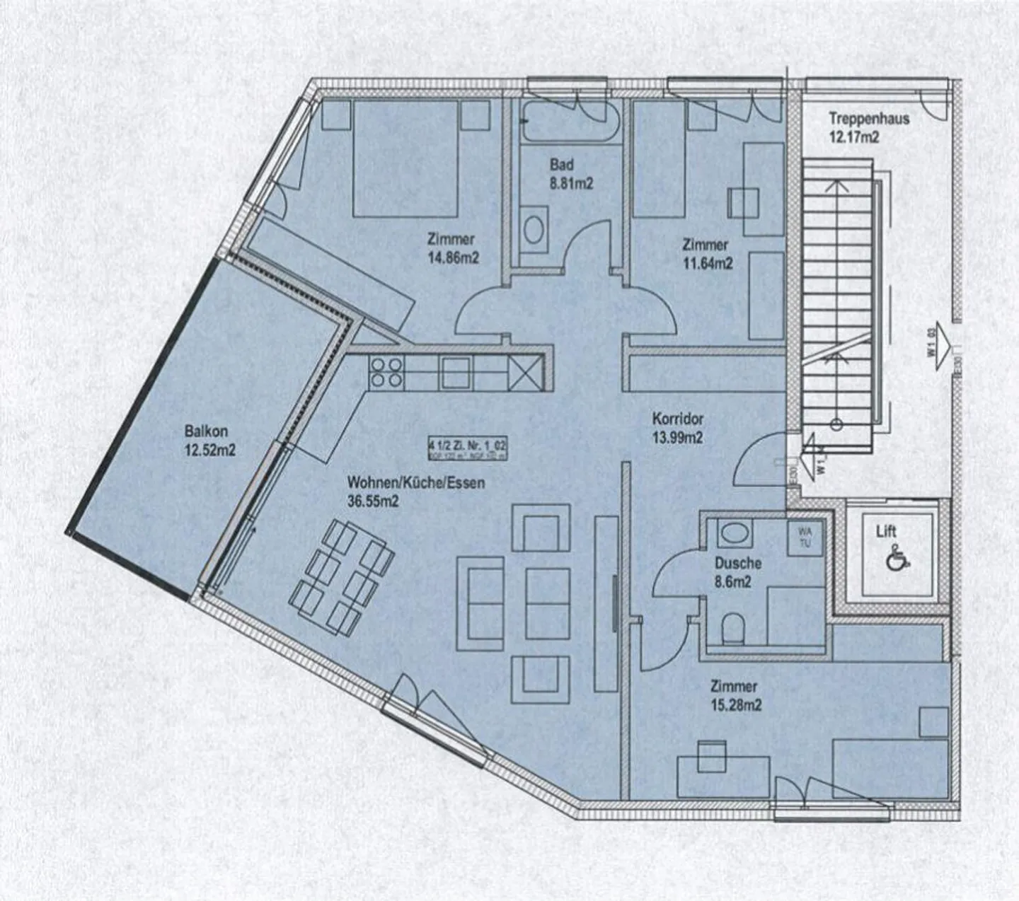 Moderne Wohnung in Seon - Foto 6 von 10
