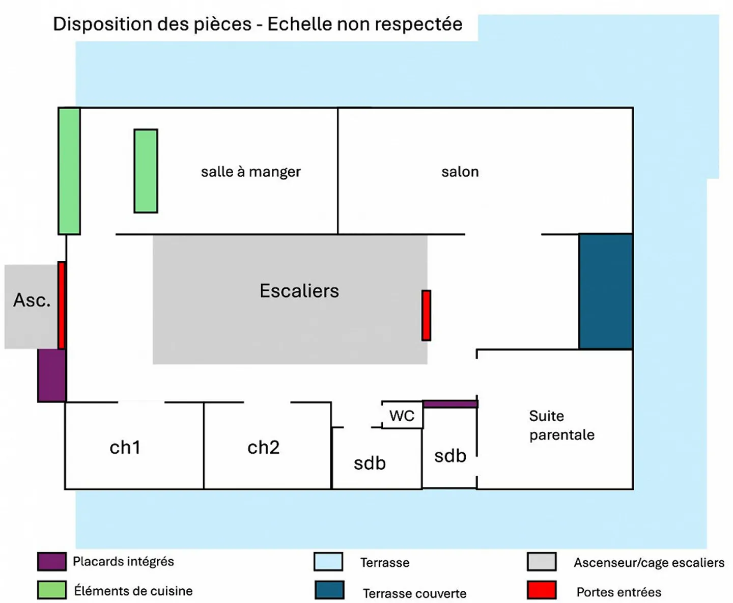 Magnifico appartamento con terrazza di 4,5 locali con vista panoramica a N - Foto 15 di 15