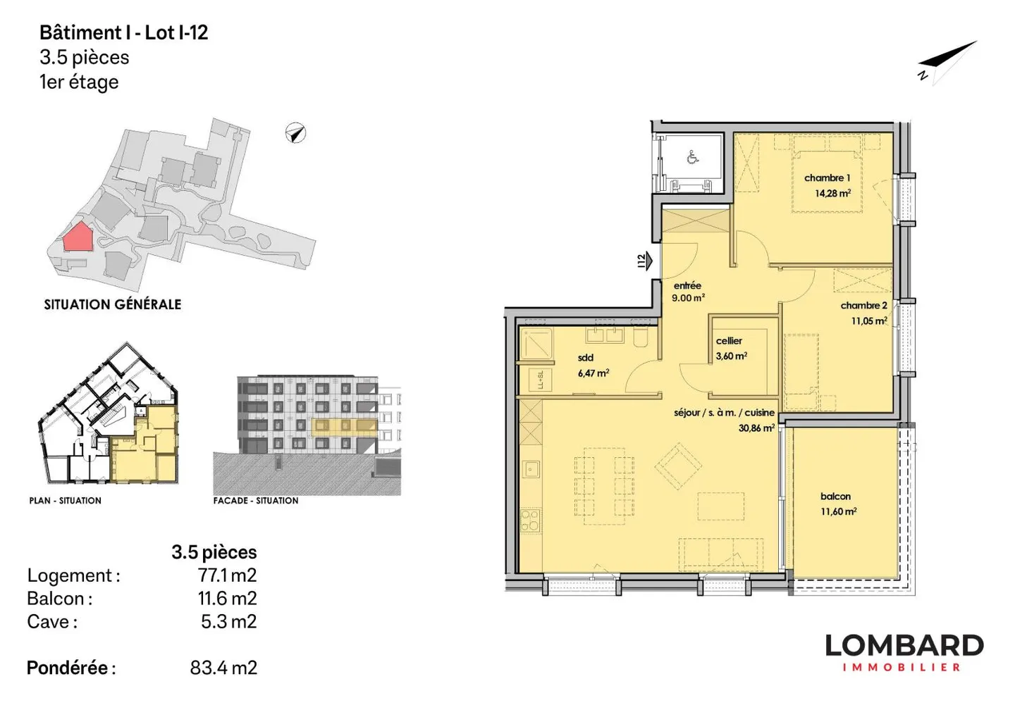 Apartment with 3.5 rooms on the 1st floor - Photo 6 of 6