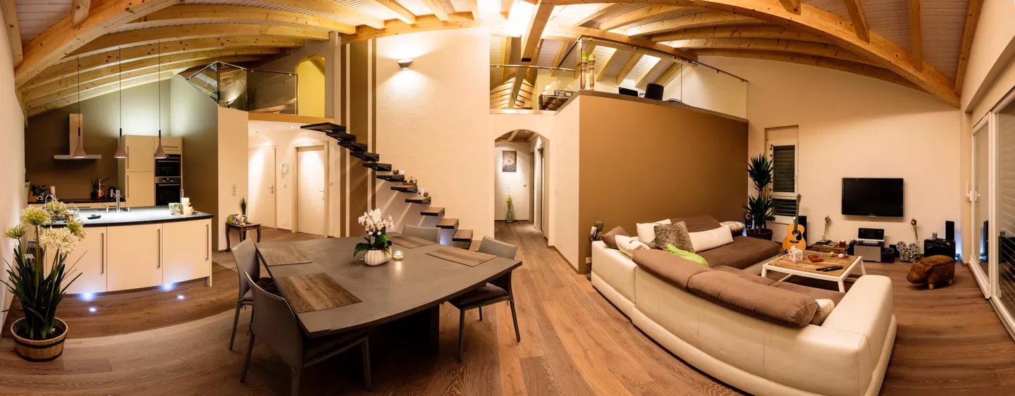 For rent furnished, magnificent penthouse 4.5 rooms in duplex - Photo 2 of 17