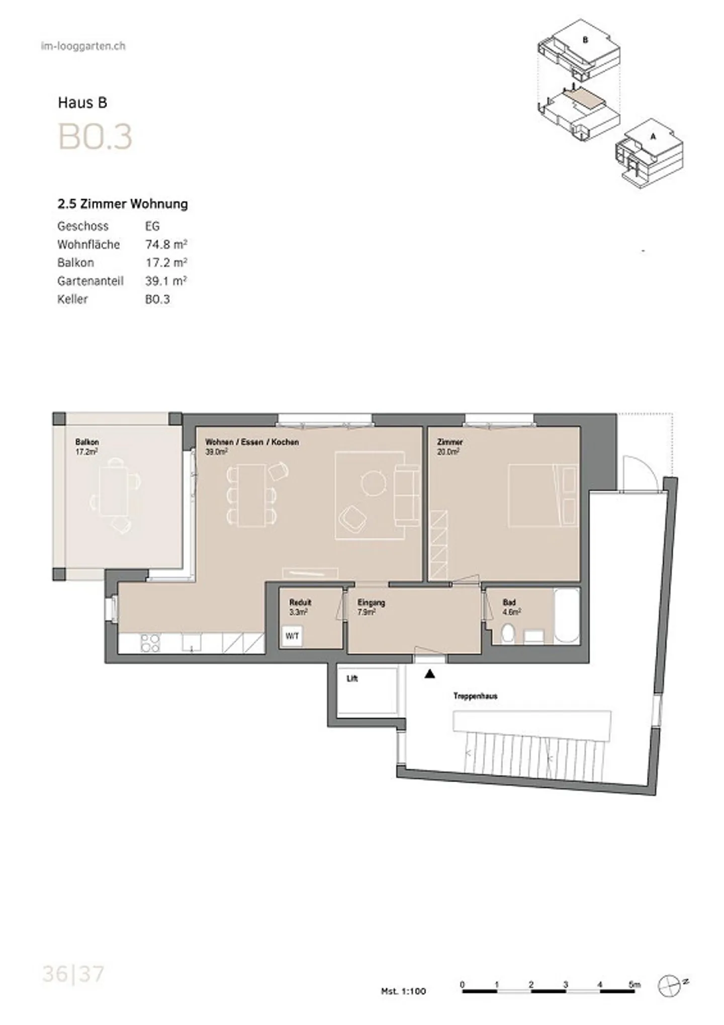 Attractive Garden Apartment with Large Multipurpose Room - Photo 7 of 9