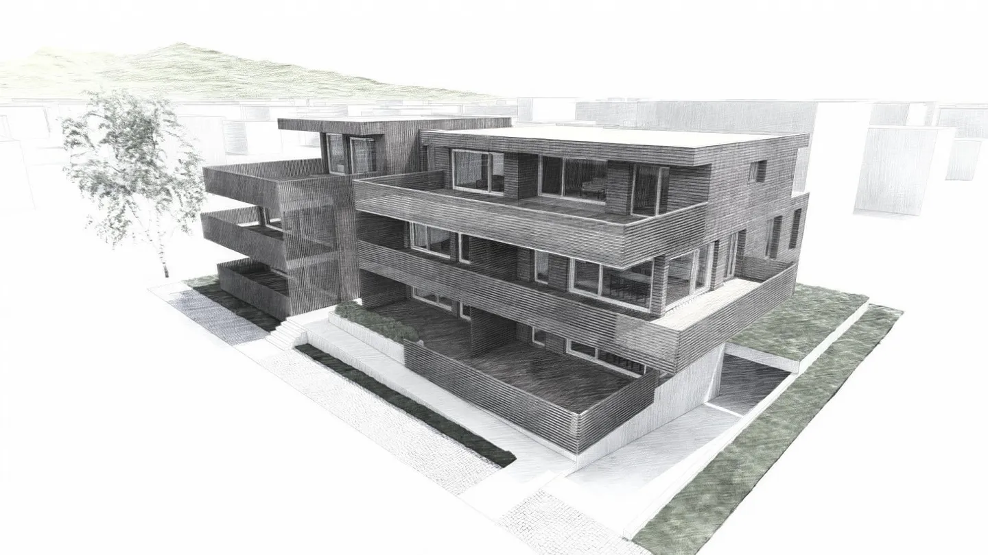 2.5 Zi - Attika Neubau-Wohnung in Kriessern - Foto 6 von 14