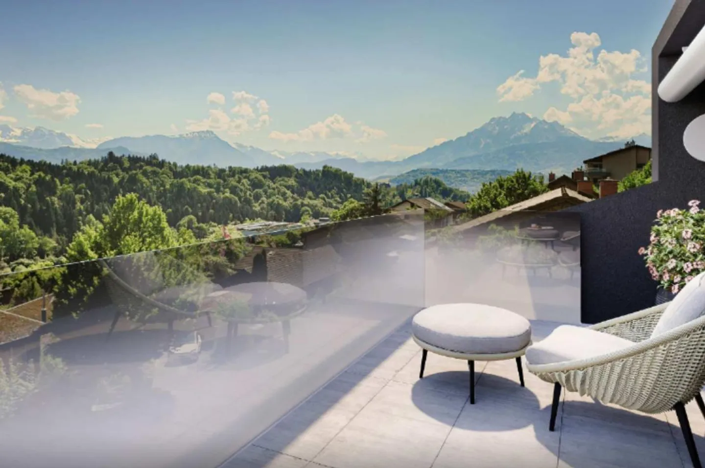 Nouveau projet de construction 'PRISMA7' - Penthouse de 5,5 pièces - Photo 1 sur 5