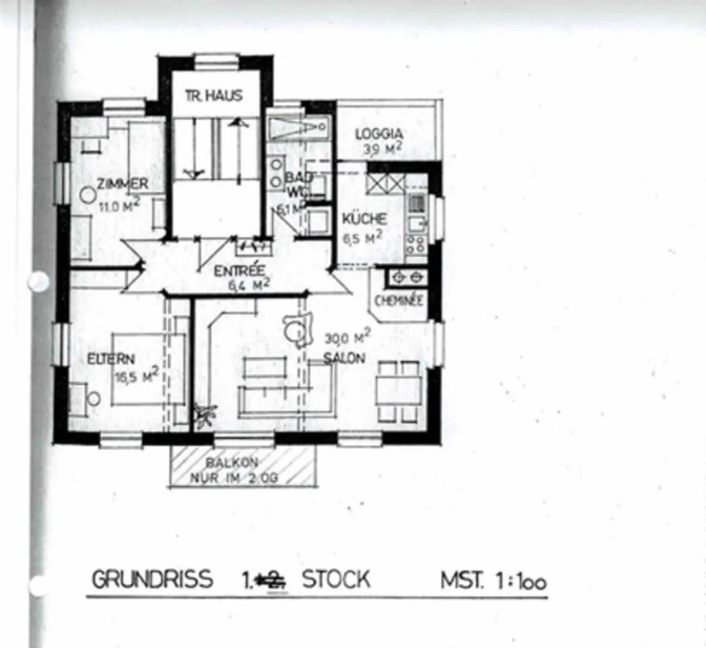 3.5-room apartment with lake view, newly renovated - Photo 9 of 9