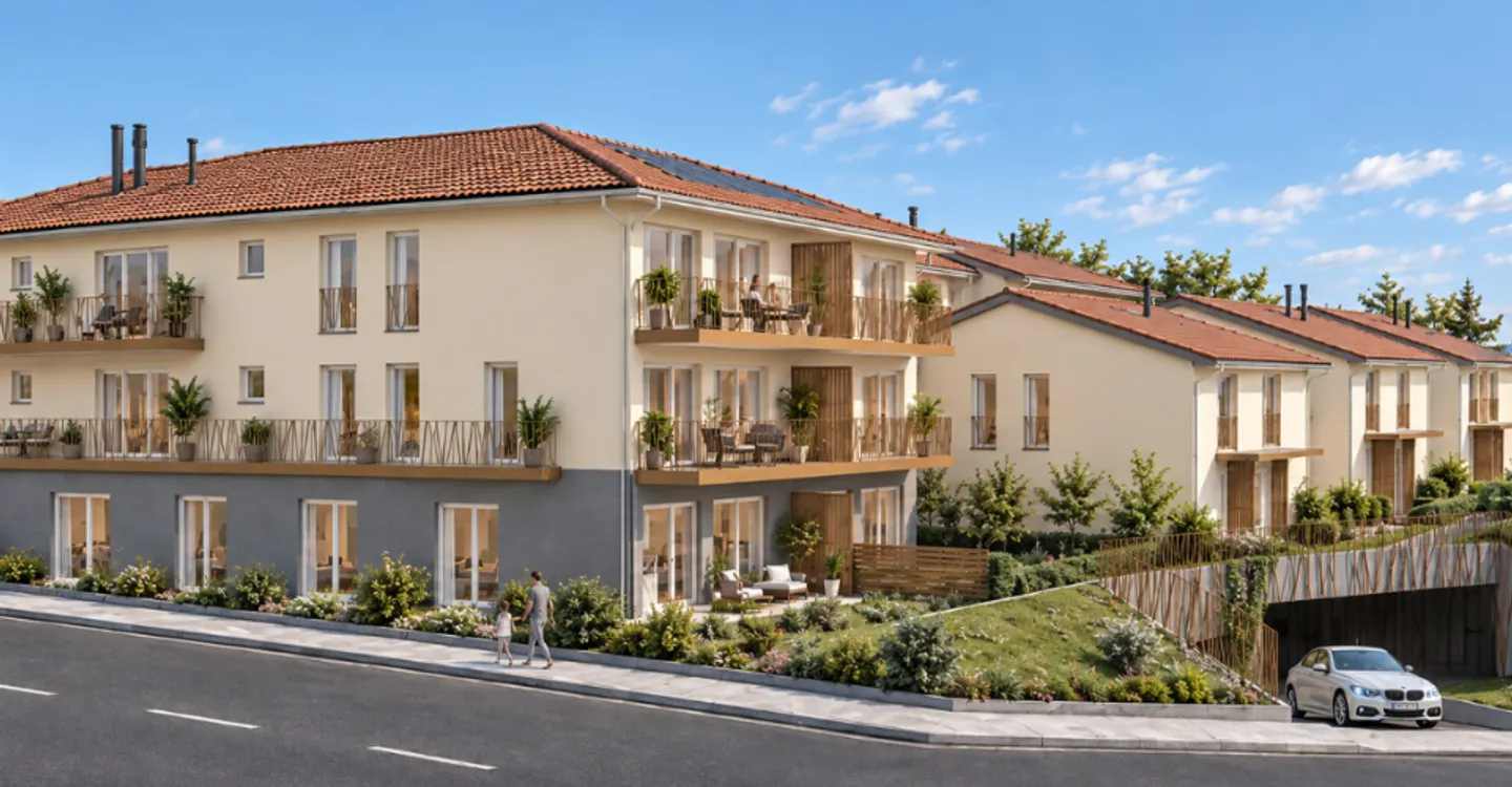 APPARTEMENTS NEUFS À VAUDERENS - 2,5 pces, 3, 5 pces et 4,5pces - LA GARE CFF A DEUX PAS - Photo 1 of 2