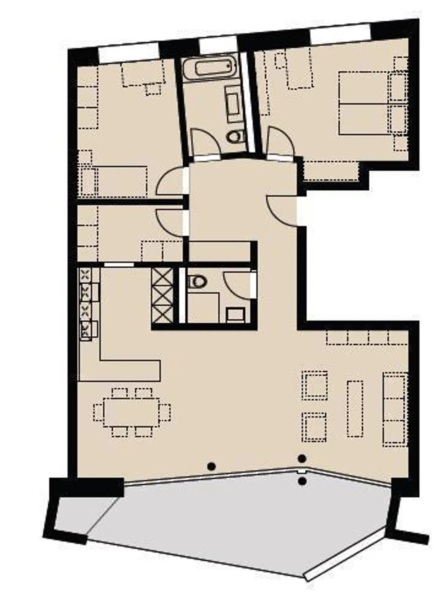 Appartement moderne avec un agencement généreux - Photo 7 sur 8