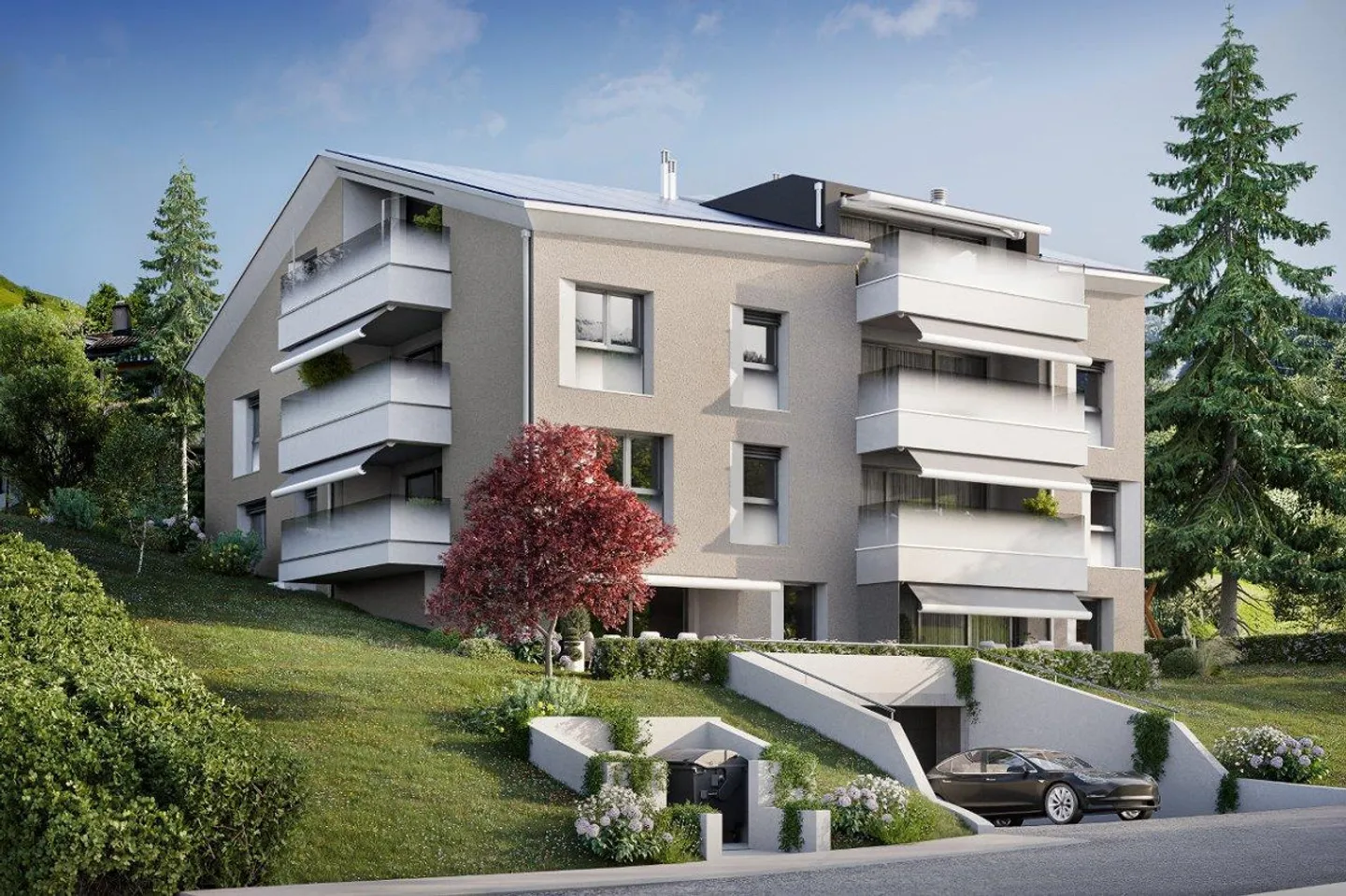 New construction project 'PRISMA7' - 3.5 room garden apartment - Photo 4 of 5