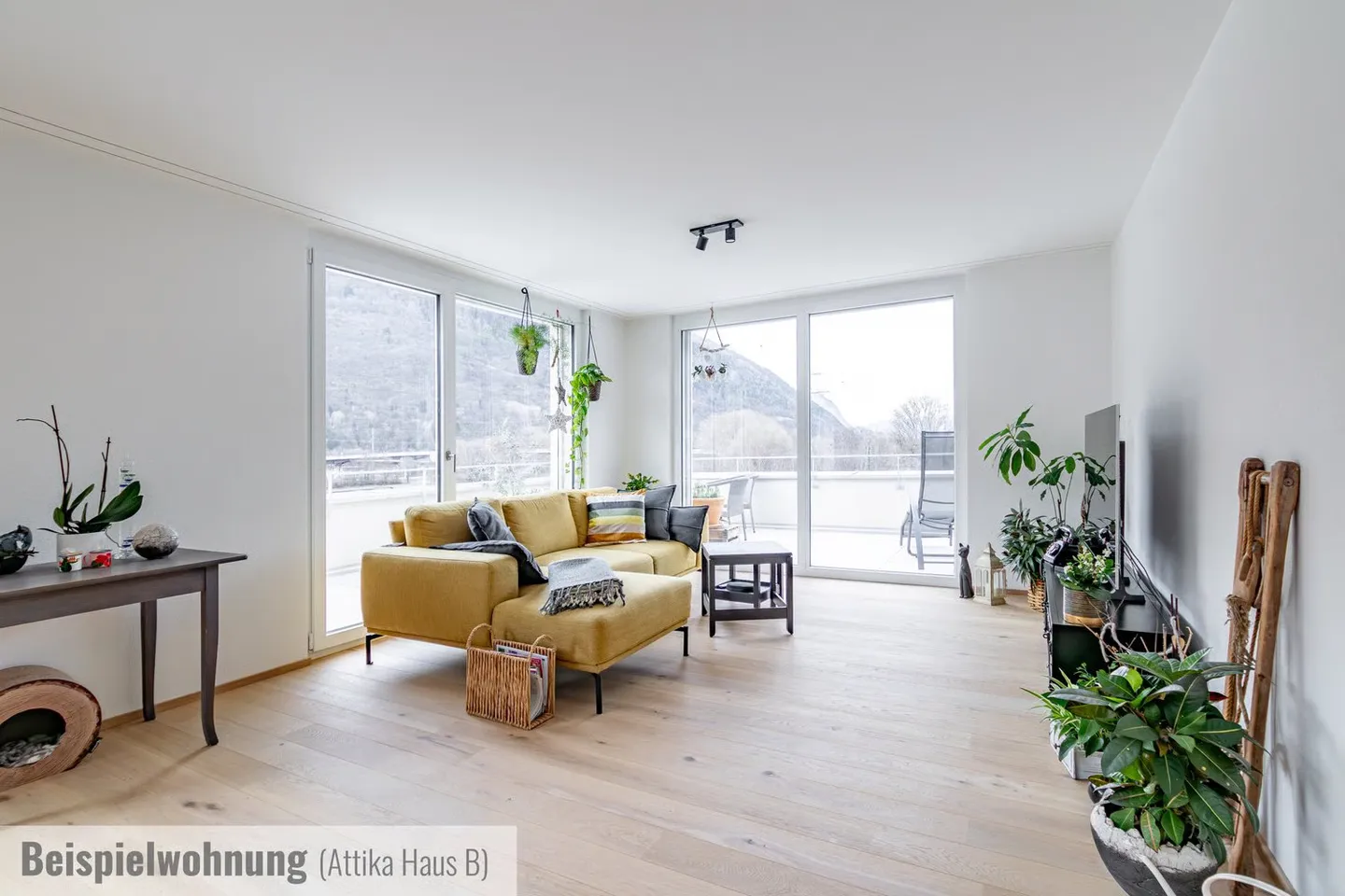4.5 Room Penthouse Apartment in Raron - Photo 4 of 5