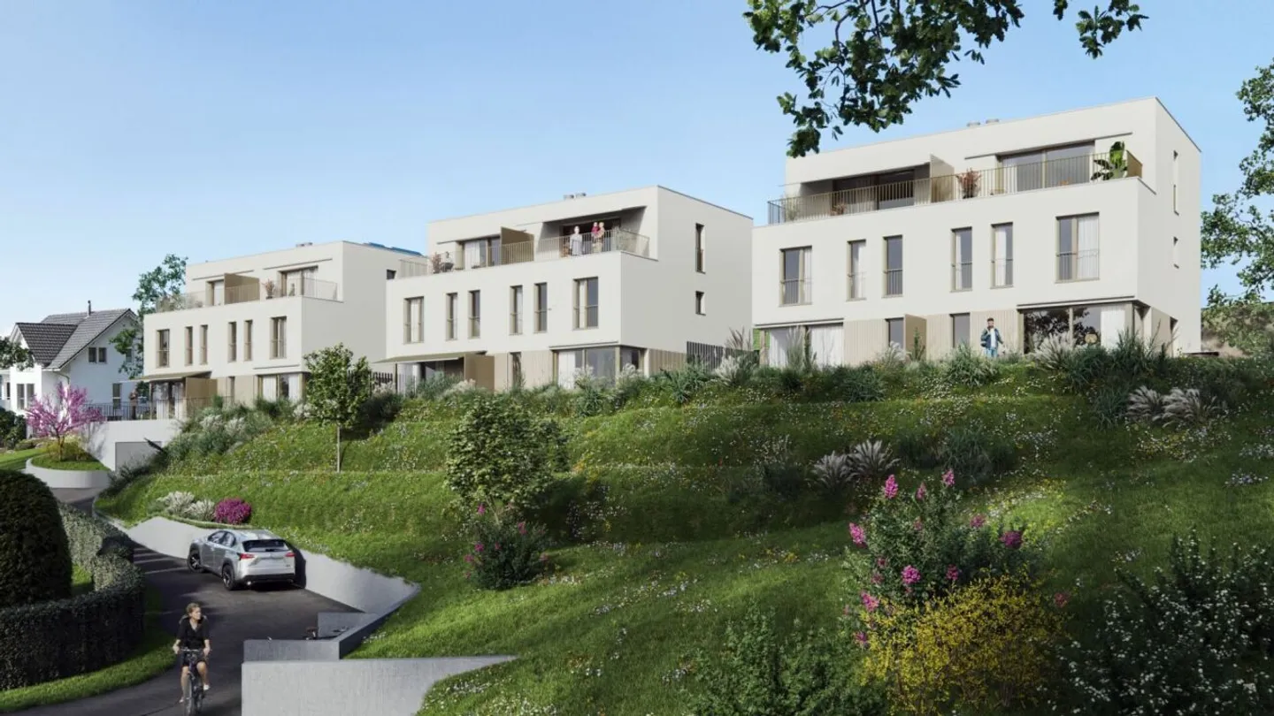 Vista panoramica - Nuova costruzione di 3 case unifamiliari a Neuenegg - Foto 5 di 8