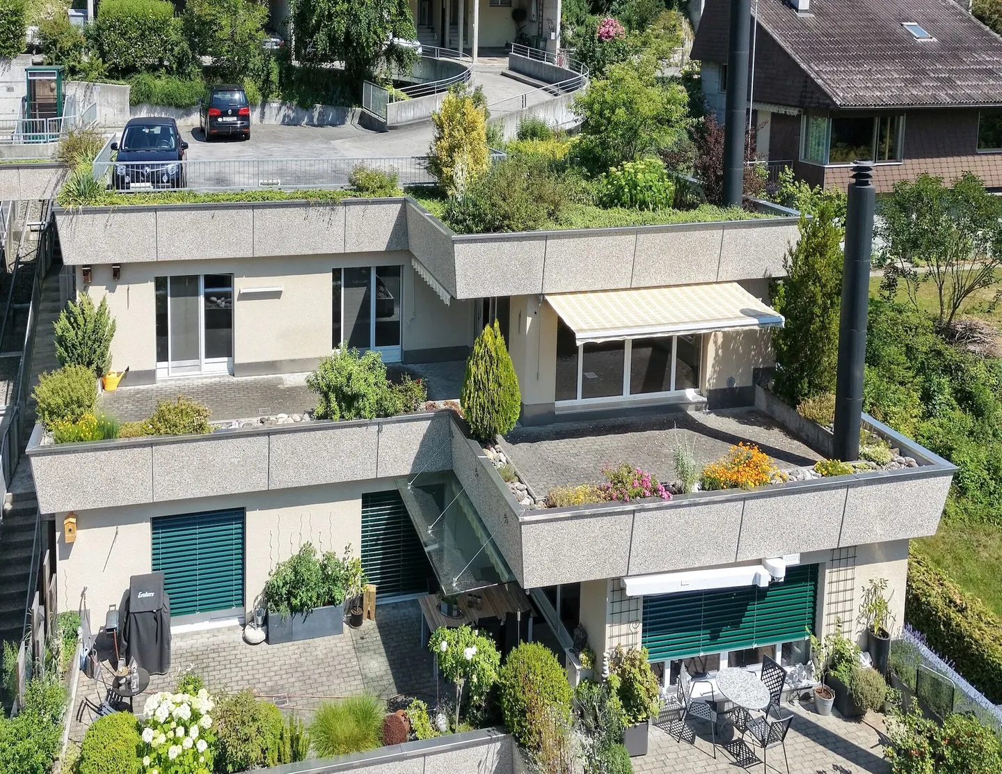 Vivre spacieux et confortable sur un seul niveau dans un emplacement ensoleillé et avec vue dégagée à Utzigen - Photo 22 sur 26