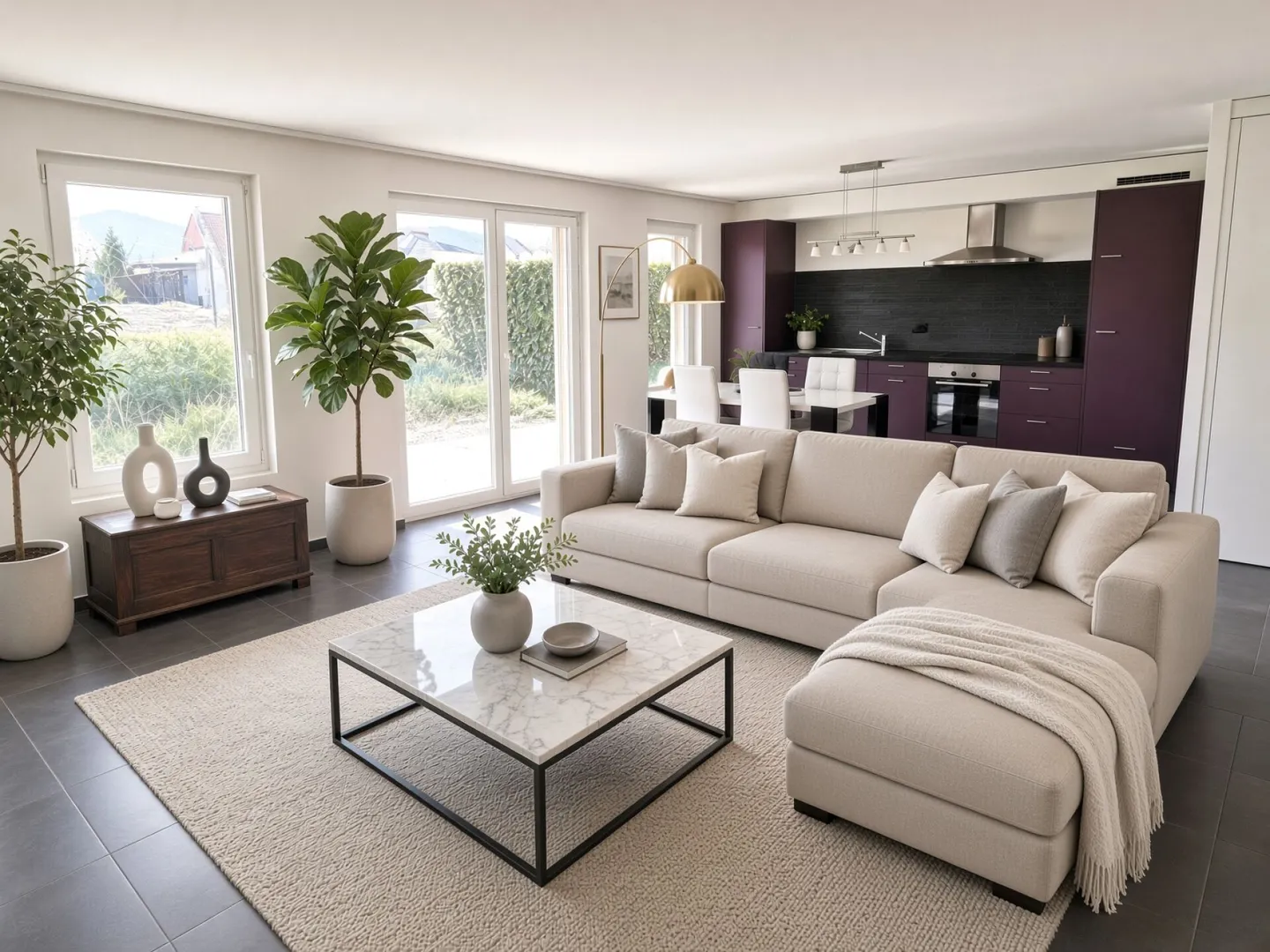 2,5-Zimmer-Wohnung mit Garten in Wohngebäude - Foto 1 von 12