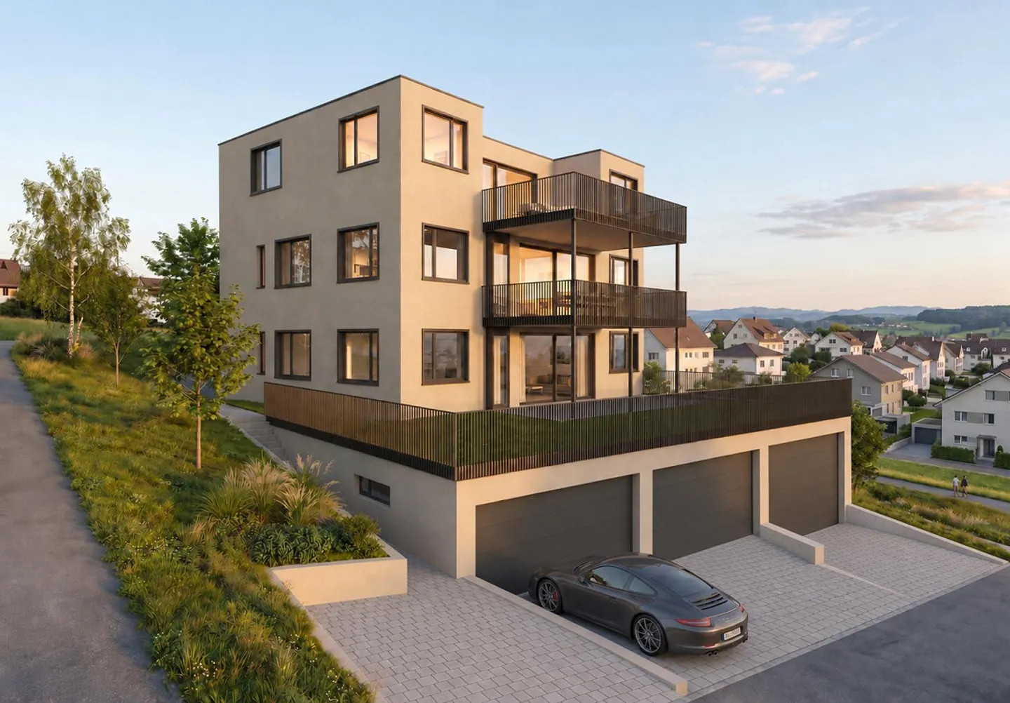 Geräumige Gartenwohnung in Wil - Foto 7 von 8