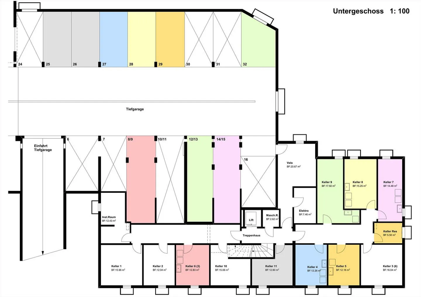 Appartement ensoleillé de 4,5 pièces au 1er étage avec vue dégagée sur la verdure - Photo 15 sur 15