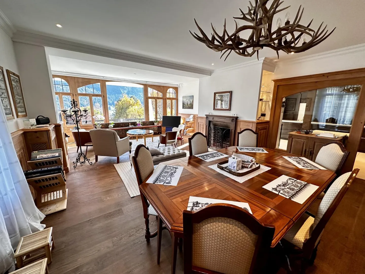 Luxuswohnung in Château-d'Oex - Foto 4 von 13