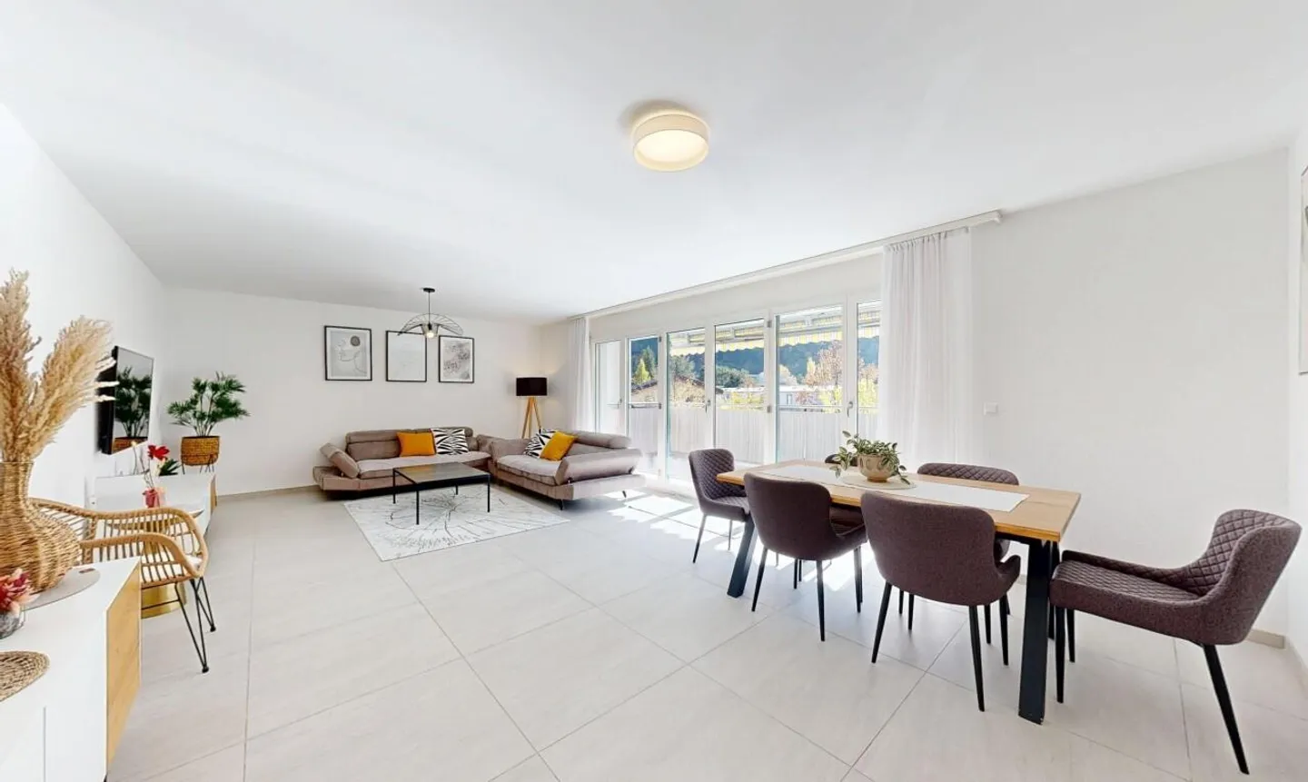 Prächtige 4,5-Zimmer-Wohnung in der Fusion - Martigny - Photo 2 sur 11