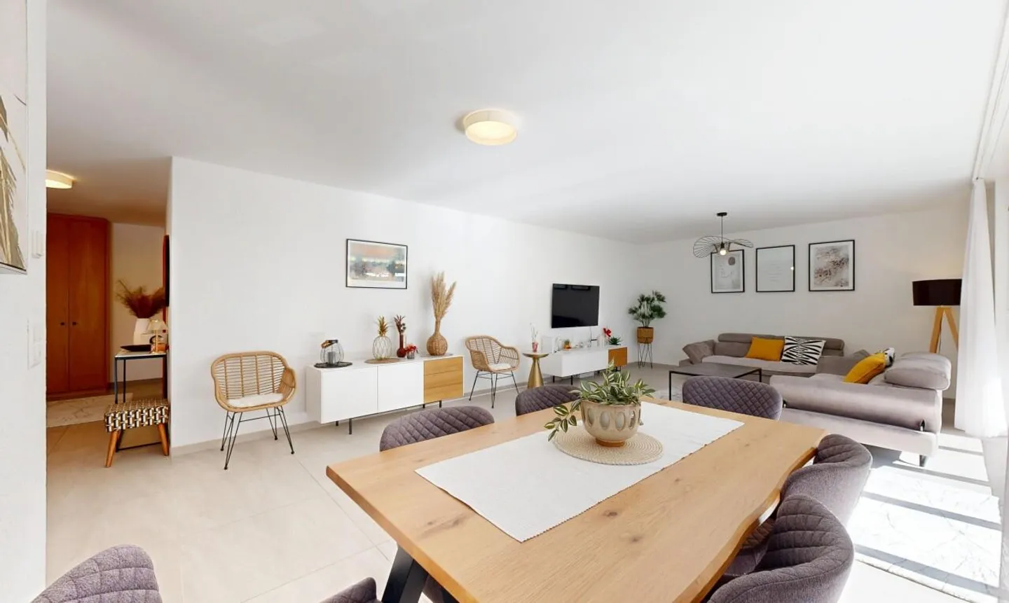 Prächtige 4,5-Zimmer-Wohnung in der Fusion - Martigny - Photo 3 sur 11