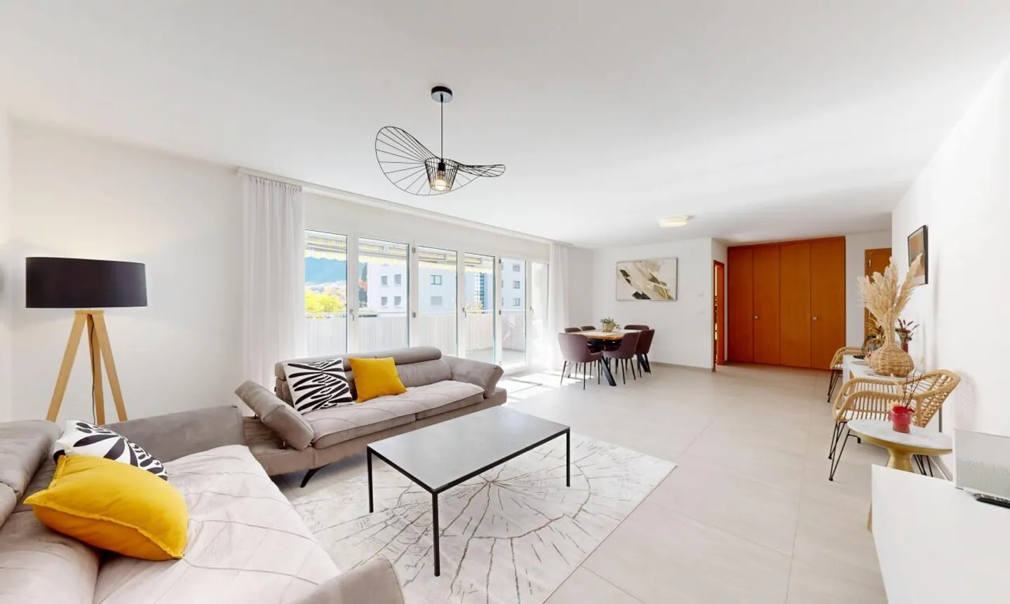 Prächtige 4,5-Zimmer-Wohnung in der Fusion - Martigny - Photo 4 sur 11