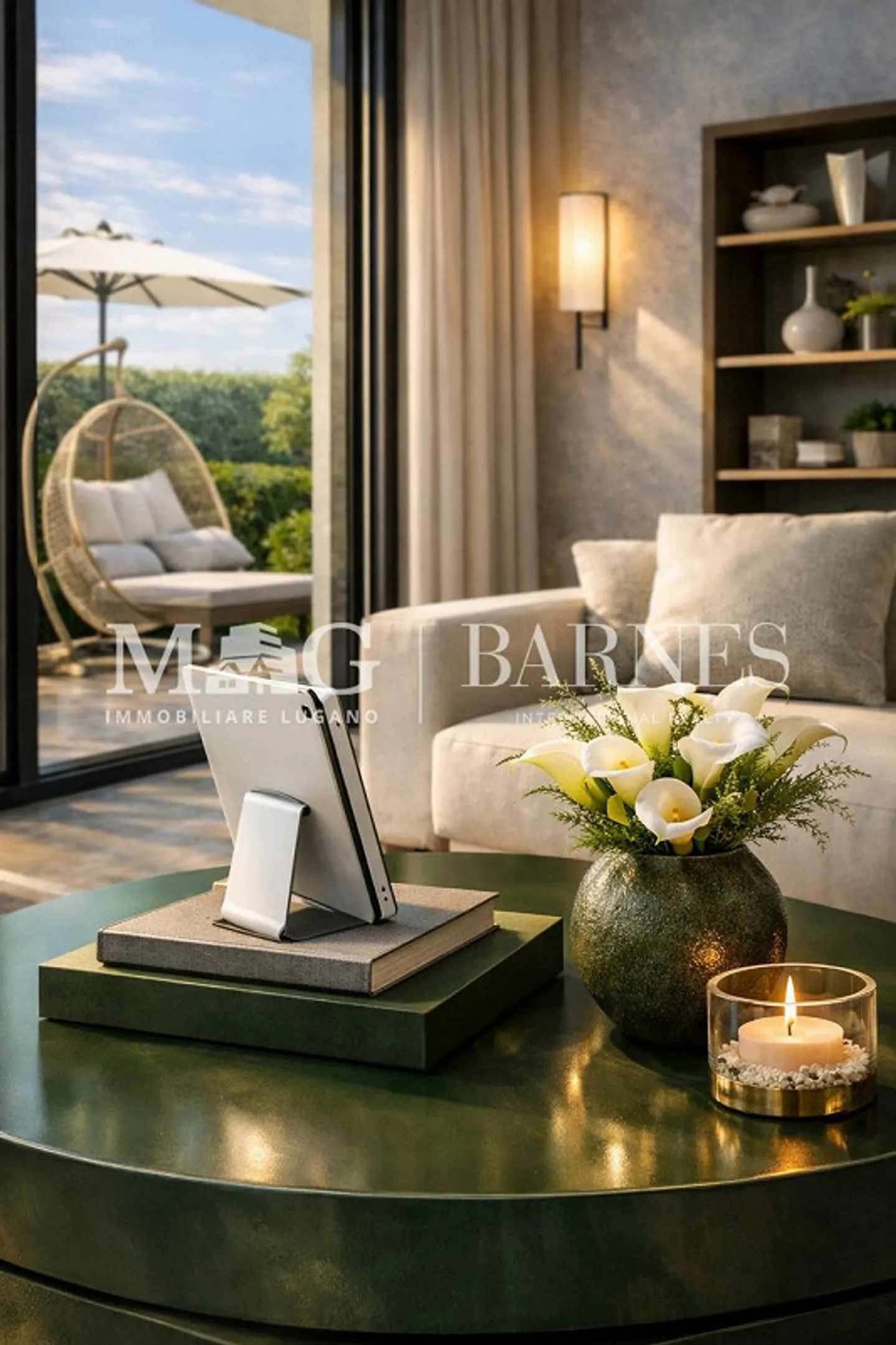 Lugano, Pregassona: Neue 4,5-Zimmer-Wohnung mit Garten und Aussicht - Foto 4 von 9