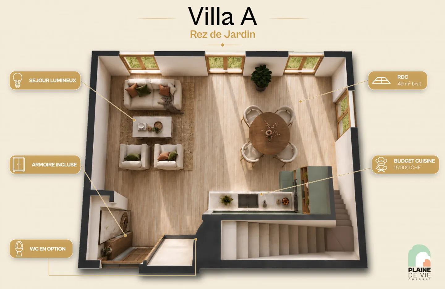 NUOVO - Bella villa familiare di 4,5 stanze - 114 m2 - Terreno A - Foto 2 di 13