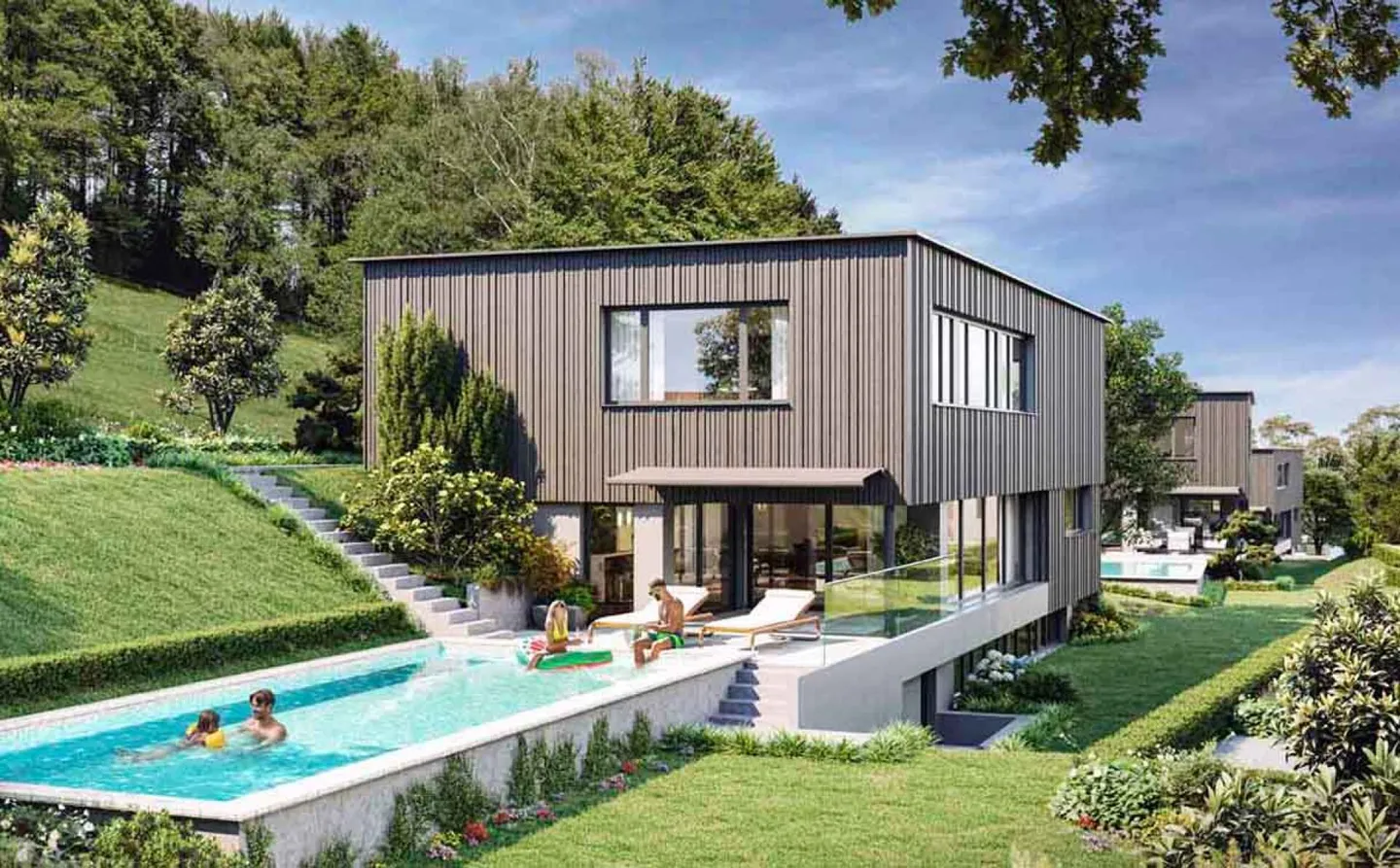 Luxuriöses 4.5-Zimmer-Terrassenhaus - In den Reben - Photo 1 of 15