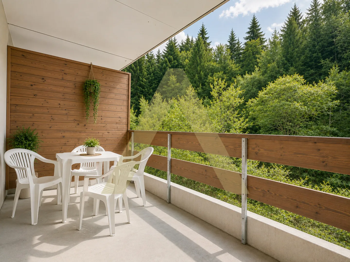 Appartamento arredato accogliente con loggia in un contesto verde - Foto 1 di 18