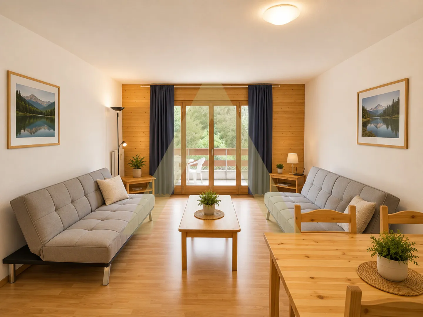 Appartamento arredato accogliente con loggia in un contesto verde - Foto 2 di 18