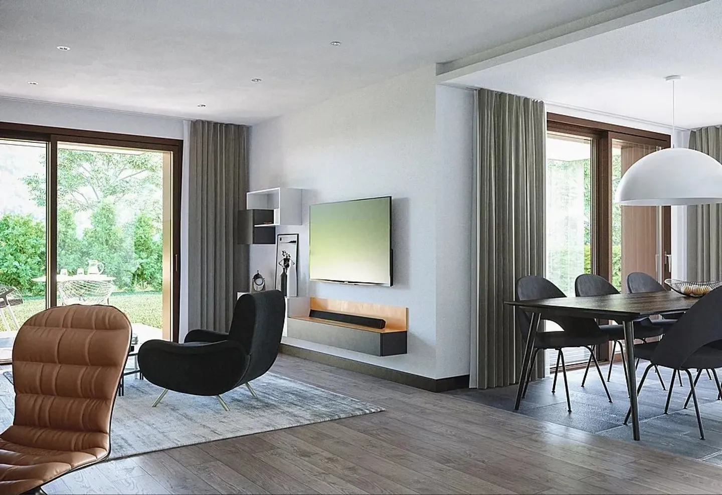 4.5 camere luminose con grande balcone - Foto 3 di 12