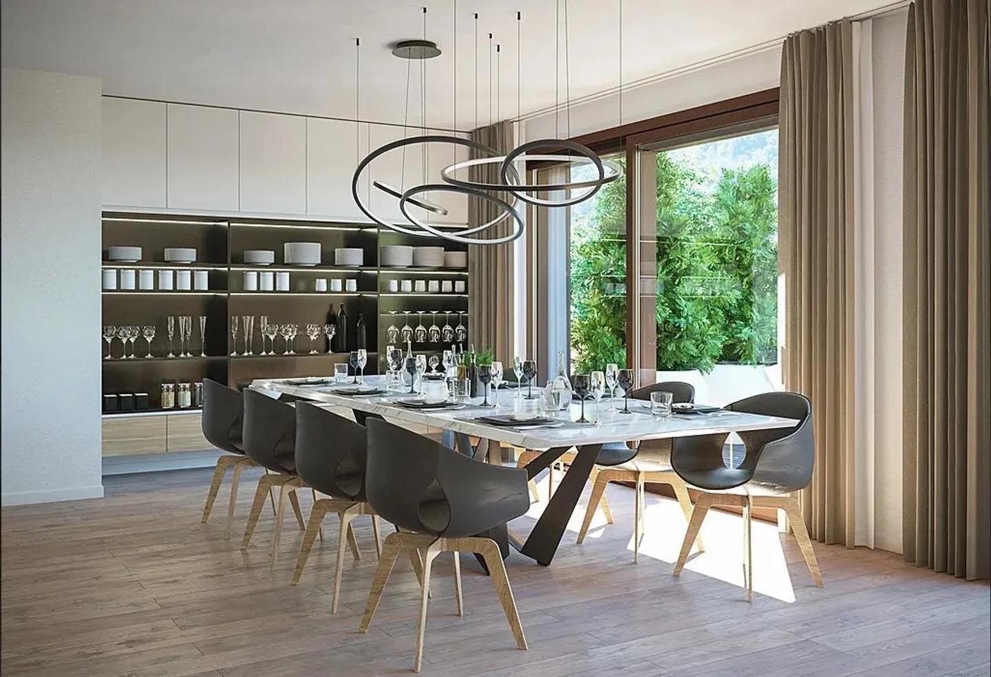 4.5 camere luminose con grande balcone - Foto 7 di 12