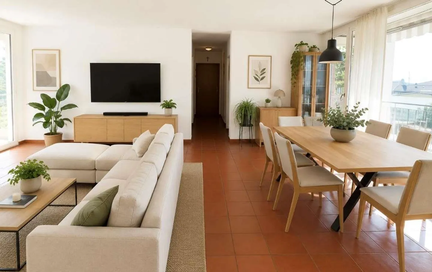 Wohnung mit schöner Terrasse in der Nähe von Dienstleistungen - Foto 3 von 6