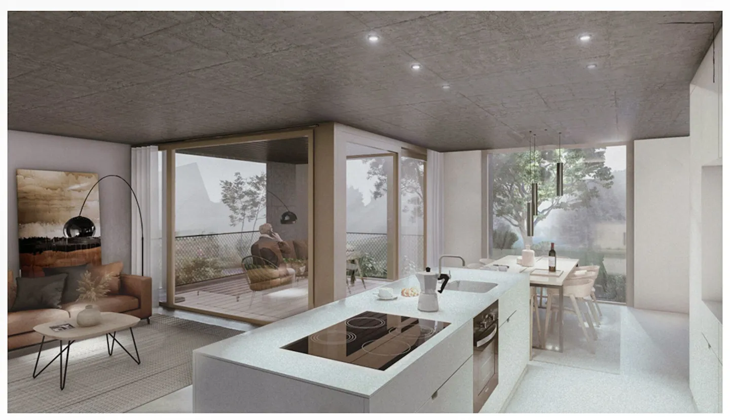 New construction project "Anker" in Sutz-Lattrigen - Stylish 4.5-room condominiums near Lake Biel - Photo 5 of 7