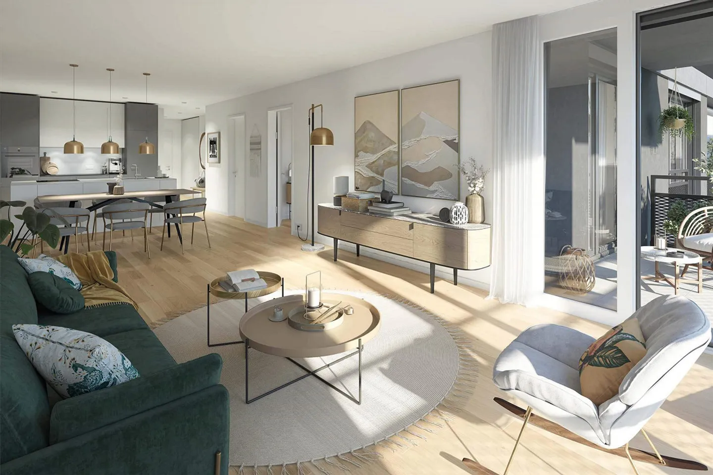 Moderne 2.5 Zimmer Wohnung - Foto 2 von 6