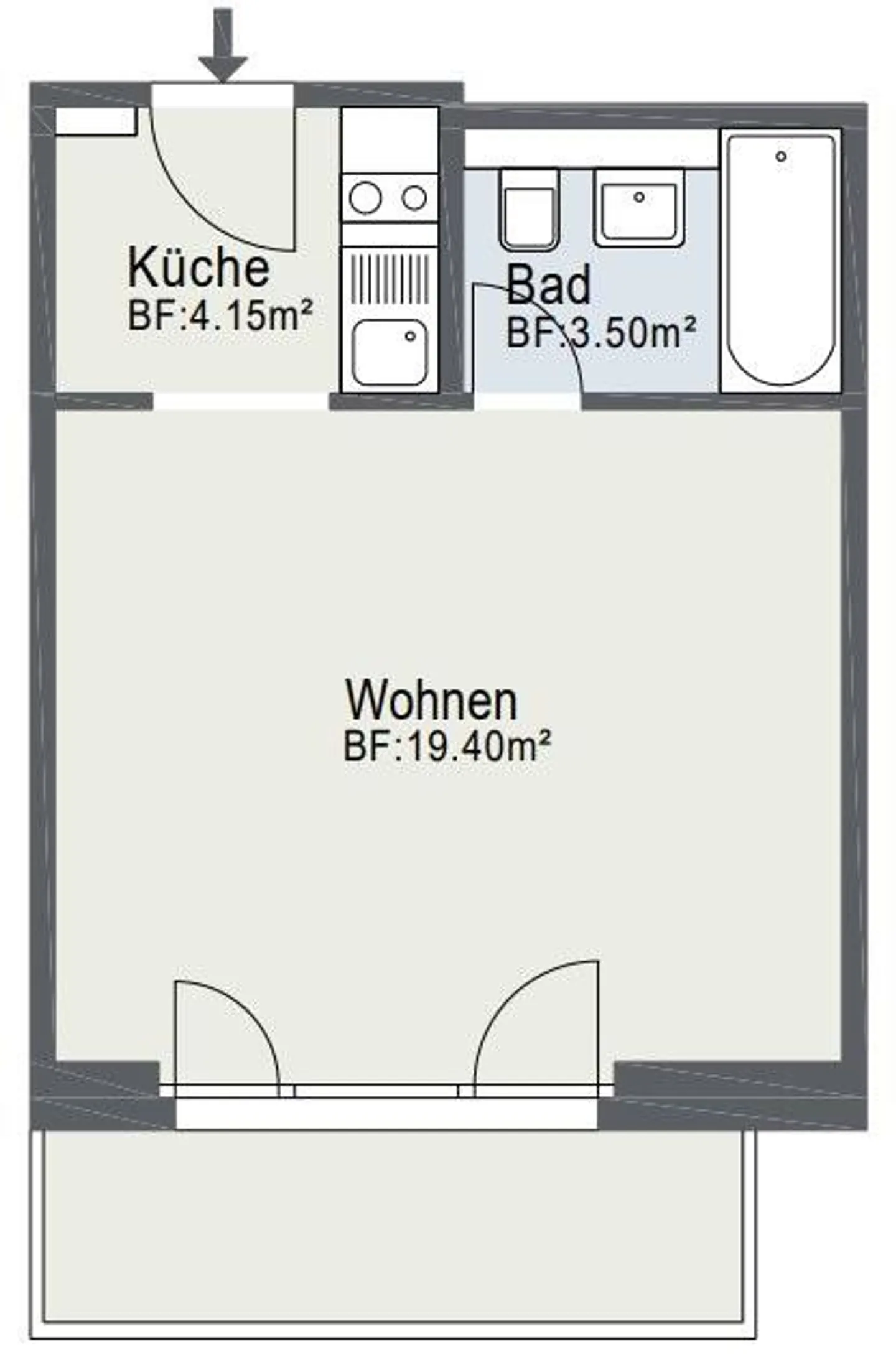 Modern 1-room apartment in Ostermundigen - Photo 7 of 7