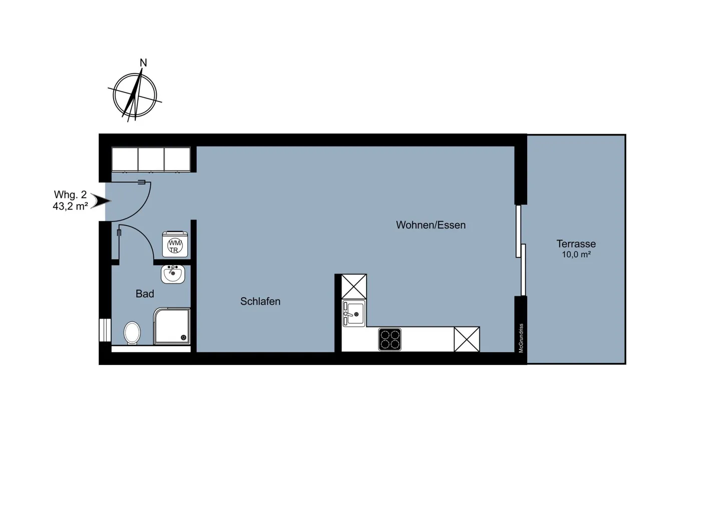 For Rent: New and Modern Studio Apartment in Safenwil - Photo 8 of 14
