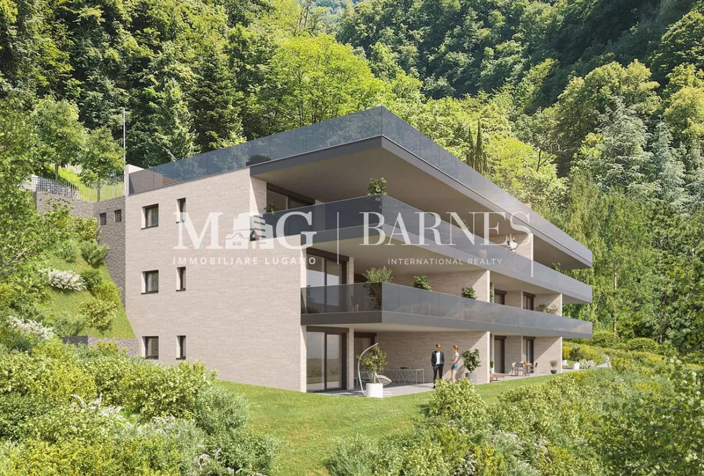 Lugano - Appartement moderne et neuf de 4,5 pièces - 1er étage - possible 2ème Résidence - Photo 5 sur 5
