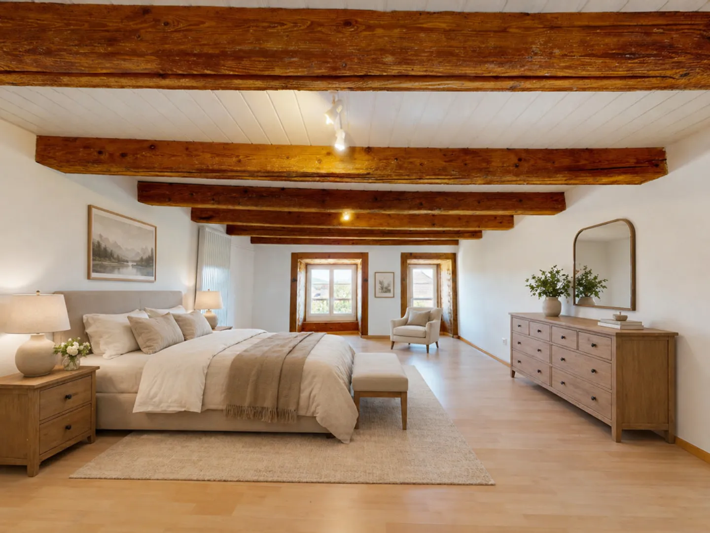 Charmantes Haus zur Miete in Cornaux - Foto 5 von 8