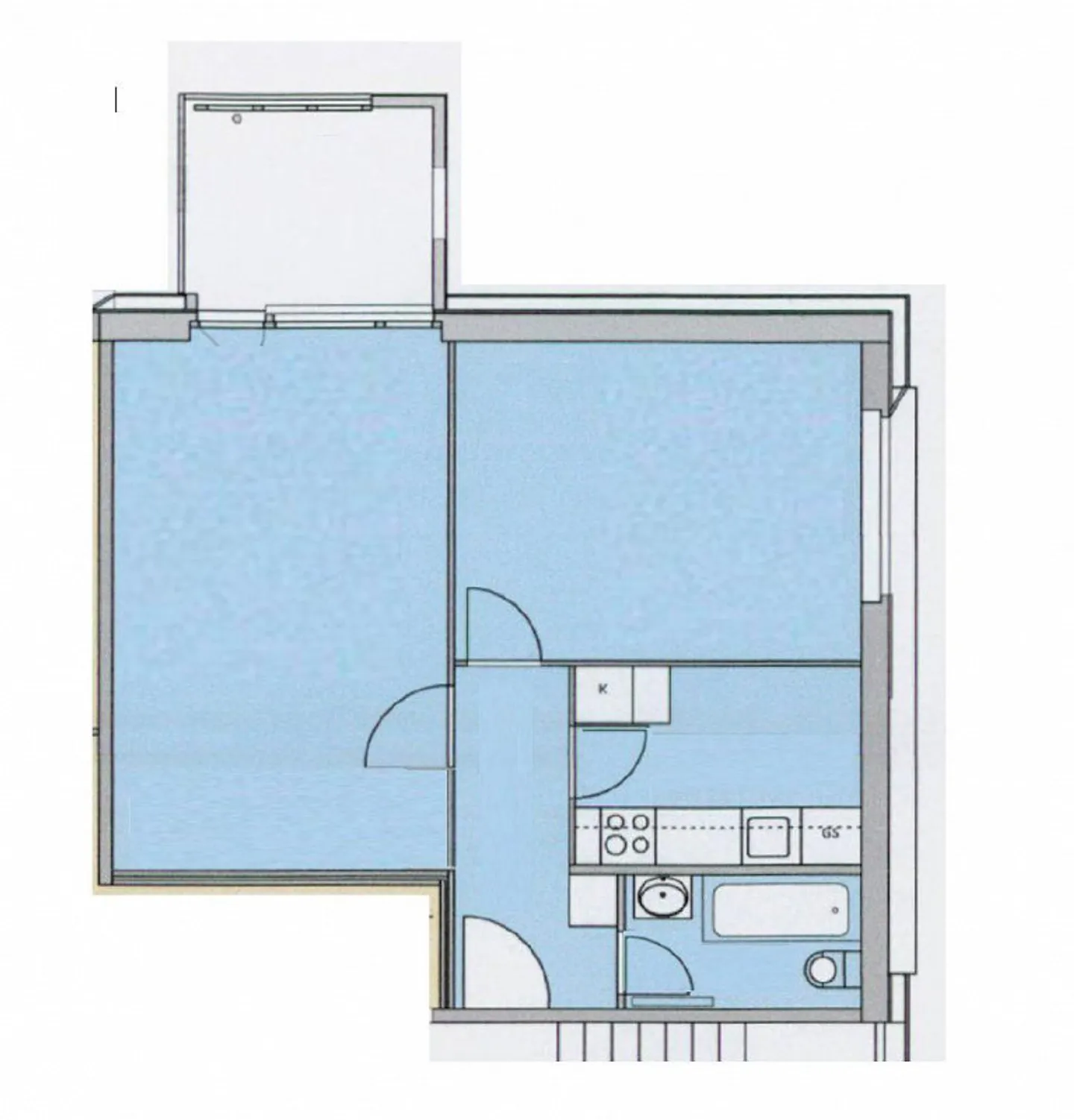 2.5-ZWG im 2. OG, in 8157 Dielsdorf zu vermieten - Foto 2 von 8