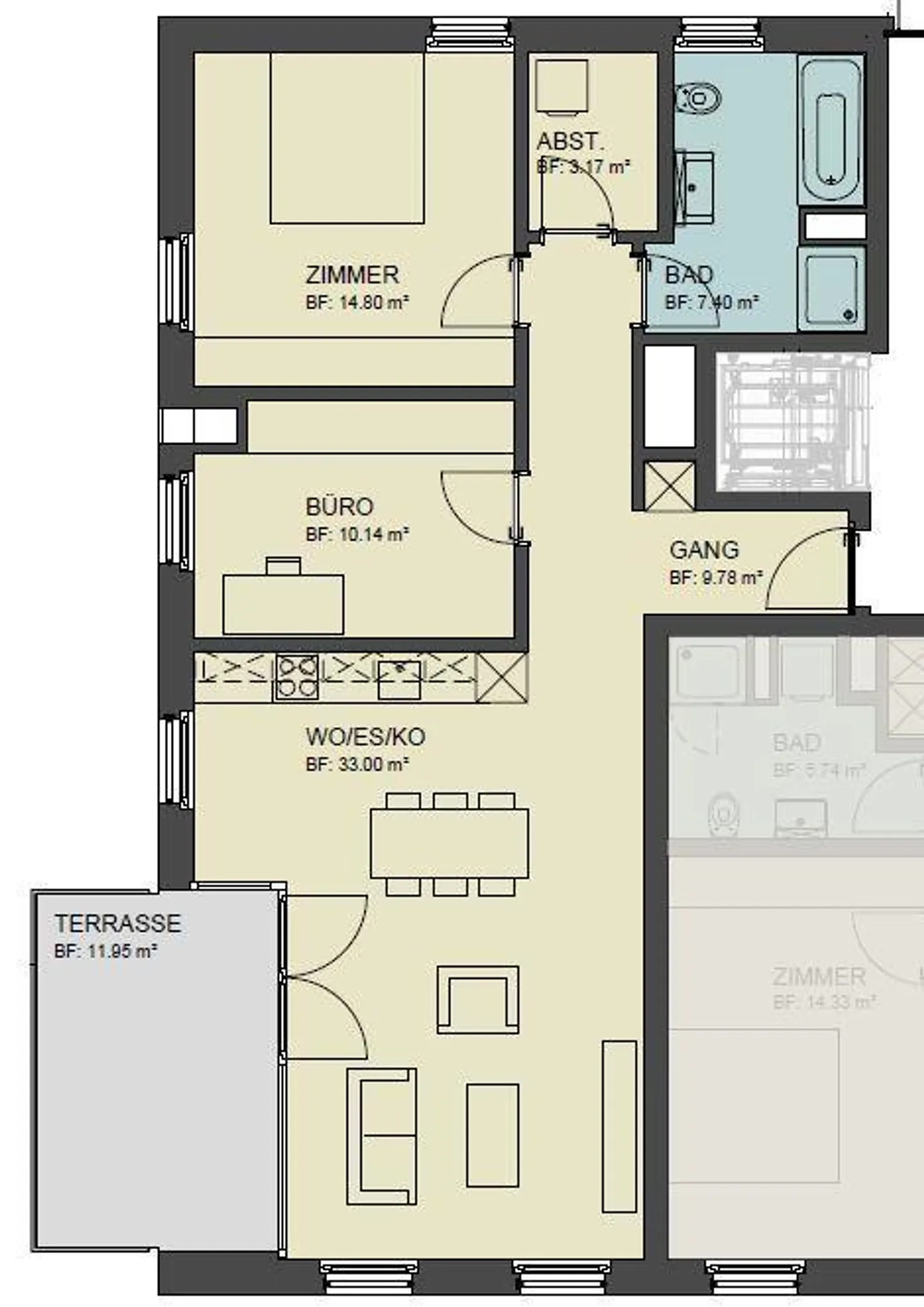 Appartement de rêve avec une vue magnifique ! - Photo 8 sur 8