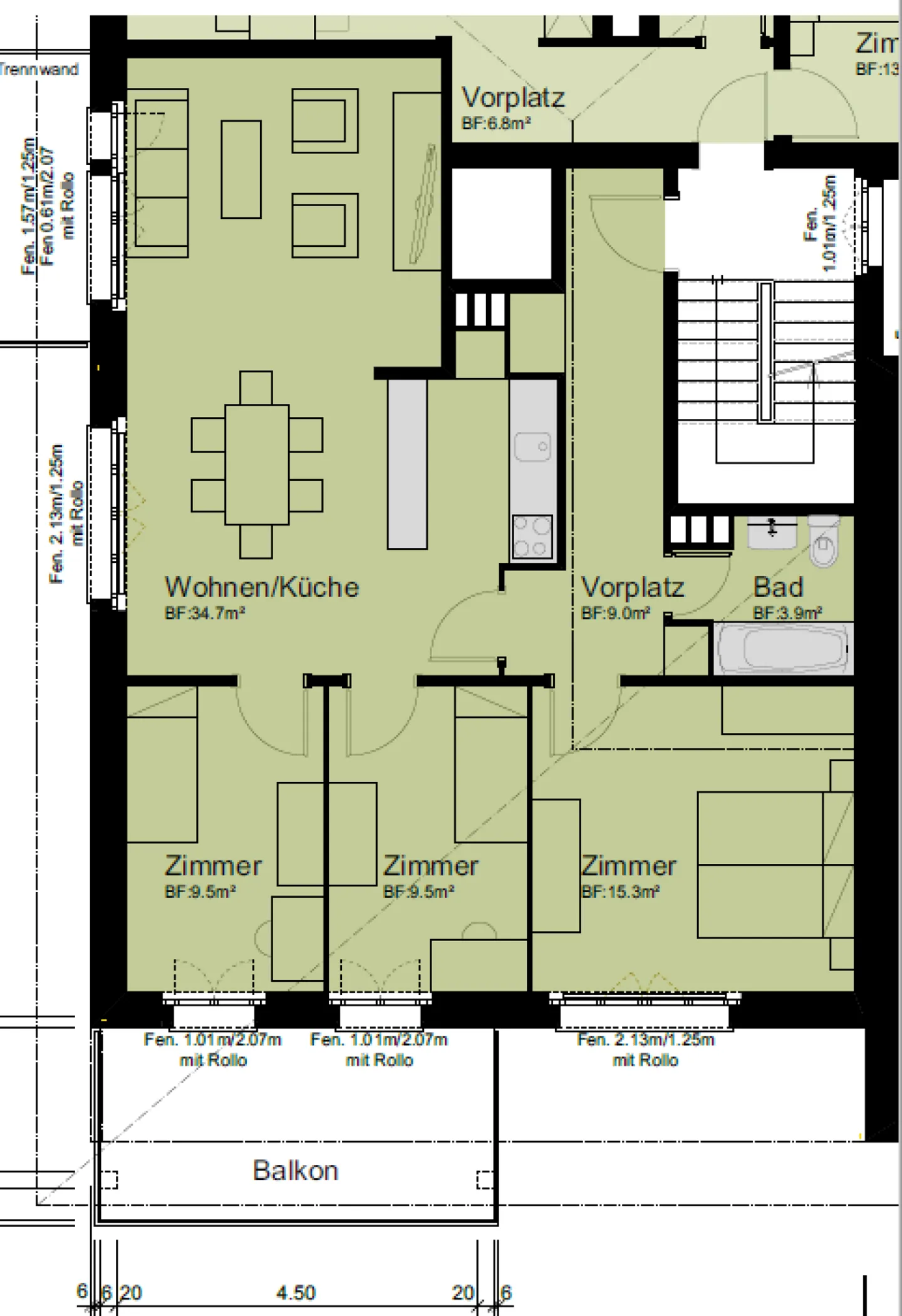 4.5 Room Apartment on the 2nd Floor - Photo 10 of 10