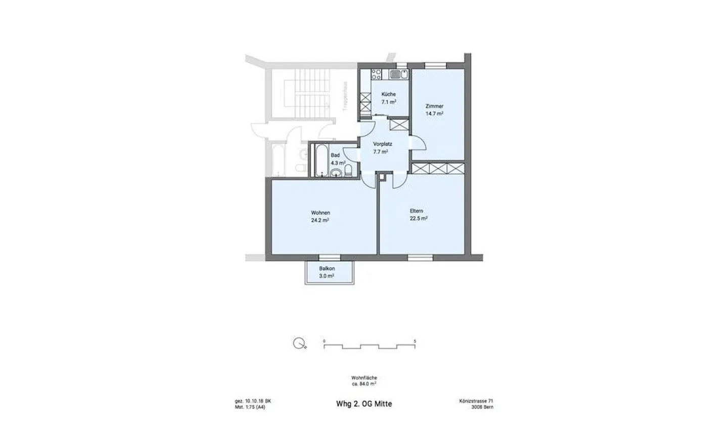 Gemütliche Wohnung im Fischermätteli - Foto 7 von 7