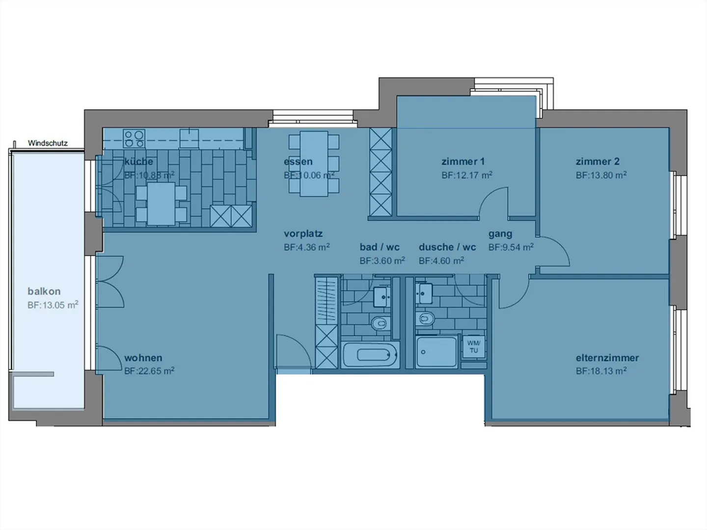 4½-Room Apartment by Riffigweiher - Photo 10 of 10