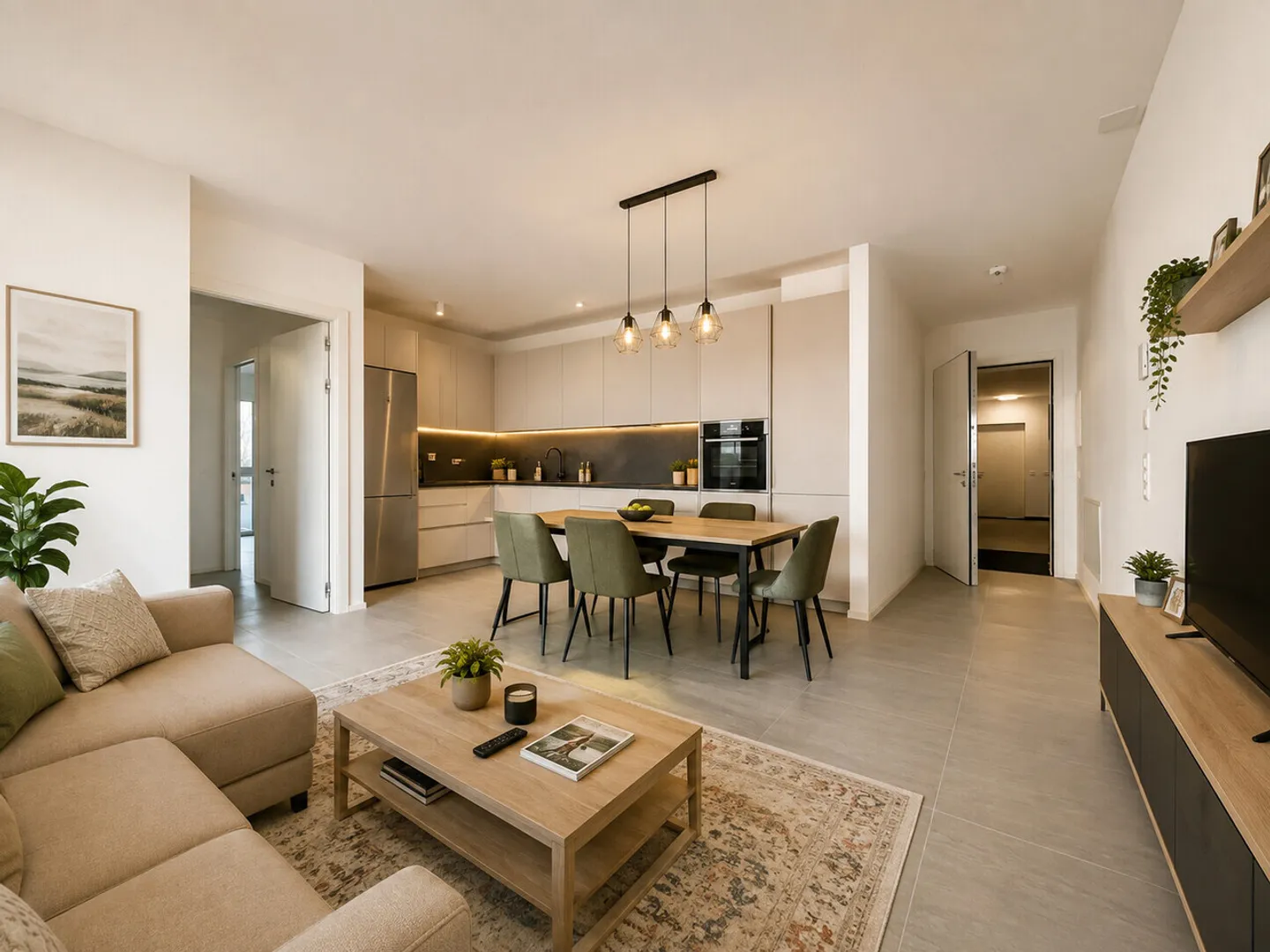 Appartement élégant de 3,5 pièces avec terrasse dans une nouvelle résidence - Photo 1 sur 13