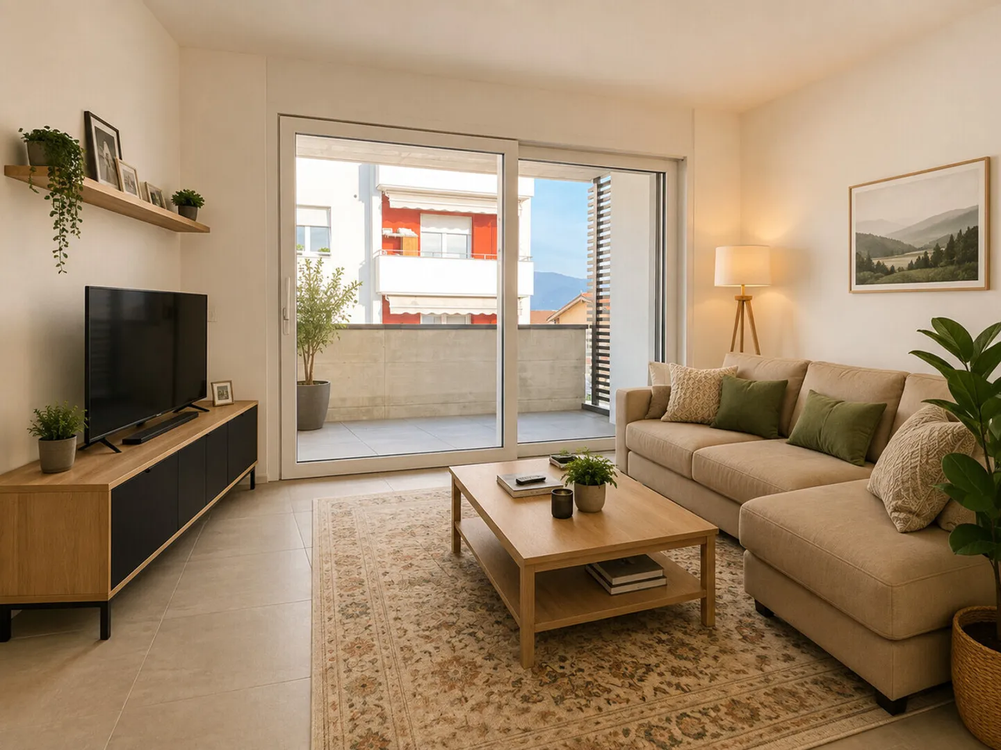 Appartement élégant de 3,5 pièces avec terrasse dans une nouvelle résidence - Photo 3 sur 13