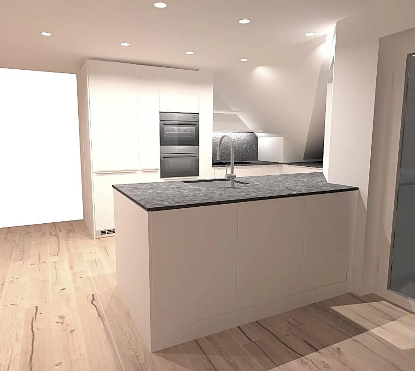 L'Art Nouveau rencontre la modernité – Appartement sous les combles de 4,5 pièces avec vue - Photo 1 sur 7