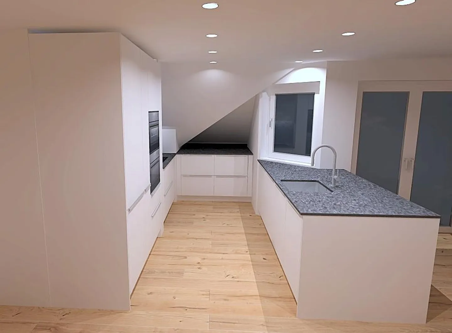 L'Art Nouveau rencontre la modernité – Appartement sous les combles de 4,5 pièces avec vue - Photo 2 sur 7